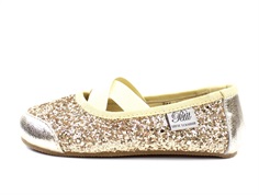 Petit by Sofie Schnoor ballerina champagne med glimmer